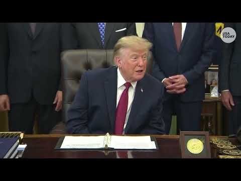 Trump talks AI name change to SI, addresses race with China. 'Whoever wins super intelligence, wins'