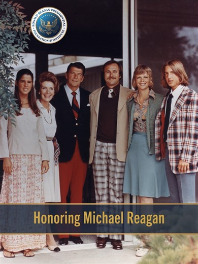 President Reagan discussing his son, Michael, in a 1984 interview with ABC News. Michael Reagan passed away earlier this week in Los Angeles at the age of 80. A successful author, nationally syndicated radio talk show host, businessman, and sought-after public speaker, Michael used his voice to champion freedom, personal responsibility, and the principles that defined his father’s presidency. Yet beyond his professional accomplishments, Michael was, above all, a devoted son and a deeply loyal fr