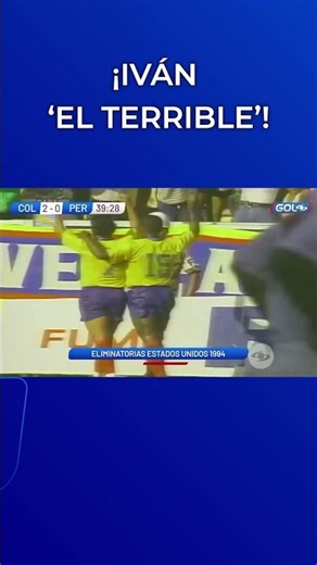 ⚽📼 Antes de un nuevo Colombia vs. Perú, recordamos este gol de Iván René Valenciano