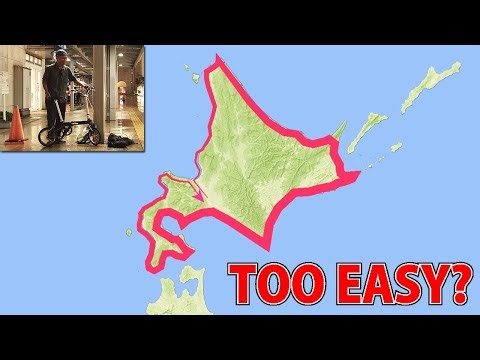 2,500km on a Folding Bike.around Nothernmost parts Hokkaido.Touring in Japan