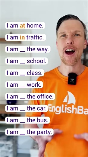 IN, ON, AT Prepositions Explained in 30 Seconds | English Grammar Shorts