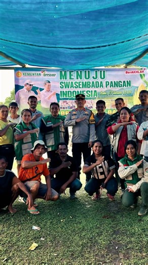 Giat zoom Kapolsek Webar bersama BPP (Balai Penyuluh Pertanian) Menuju Swasembada Pangan Indonesia