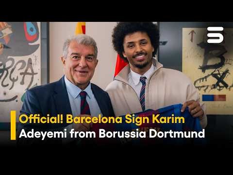 Karim Adeyemi Joins Barcelona! First Words After €22M Transfer | ZO1J