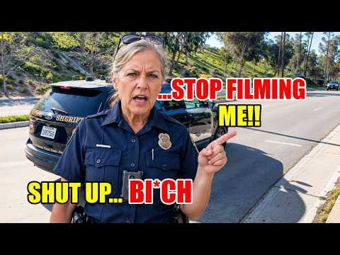 BAD Female Cop FREAKS OUT After Getting Owned By First Amendment Auditor! | Id Refusal