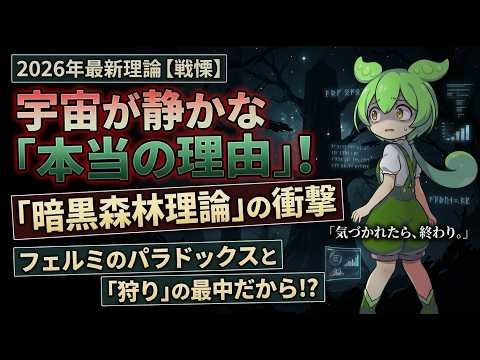 【戦慄】宇宙が静かなのは「狩り」の最中だから。フェルミのパラドックスと、2026年最新の“黒暗森林”理論。