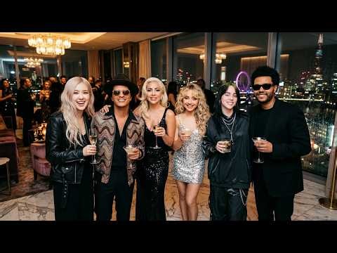 [4K] BEST OF 2025 POP PLAYLIST 🌧️ Cyber Rainy Penthouse Lounge (APT., Lady Gaga, The Weeknd)