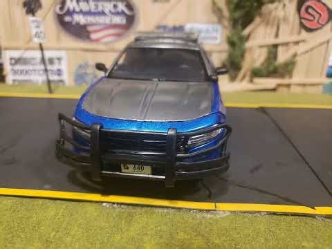 1/24 POLICE: GSP- Georgia State Patrol Charger ready for decals. EBAY LISTED 