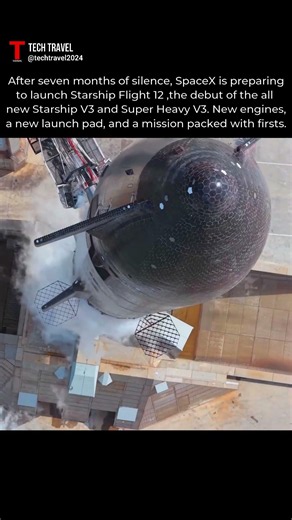 SpaceX is preparing to launch Starship Flight 12. #spacex #new