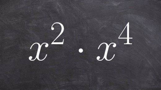 Multiplying two exponents by using the product rules of exponents