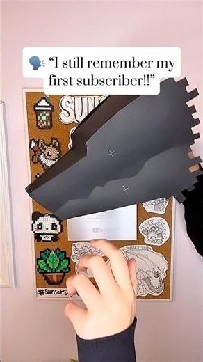 My First Subscriber (IB: @StxrGazerLuvs) #paperart #puppetry #papercrafts #shorts #viral #trend #sub