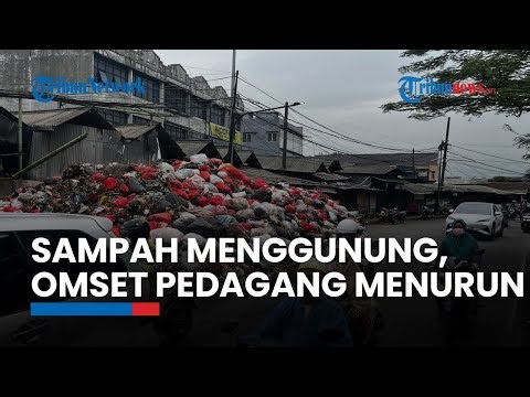 Sampah di Pasar Cimanggis Mulai 'Menggunung', Pedagang Resah Omset Terus Merosot