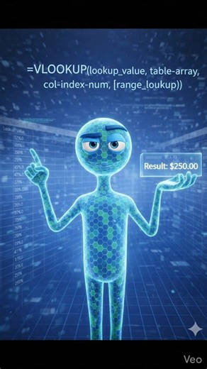 excelsikho on Instagram: "Unlock the power of Excel with this fun and engaging guide! From the dependable VLOOKUP scanning your data to the logical IF function making quick decisions, this video brings your favorite formulas to life. Whether you’re a beginner just starting your spreadsheet journey or an advanced user mastering INDEX and RANK, these "Function Characters" help you visualize how Excel works behind the scenes. Perfect for students, office pros, and data enthusiasts looking to level
