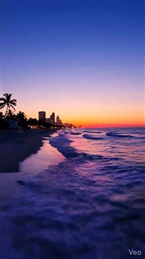 🌆 Miami Beach Sunset Vibes 🇺🇸 | Cinematic Timelapse