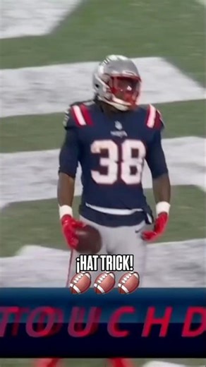 3 Touchdown para Stevenson con los Pats 😤👍