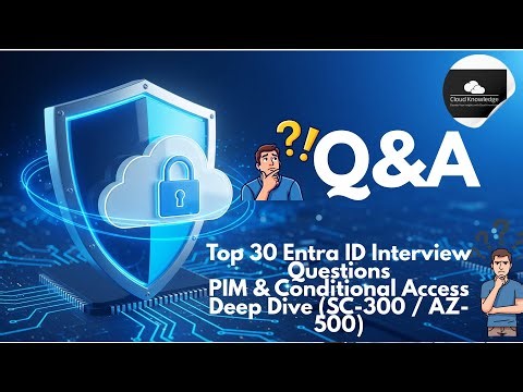 Top 30 Entra ID Interview Questions: PIM & Conditional Access Deep Dive (SC-300 / AZ-500)