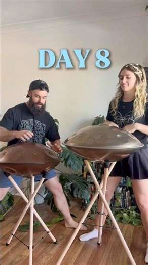 The Handpan Duet - Day 8 of me learning the handpan
