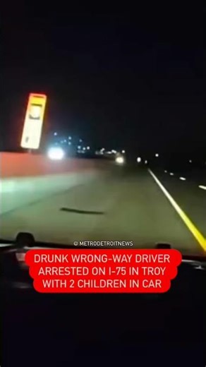 DRUNK driver on I-75 arrested with 2 KIDS IN CAR