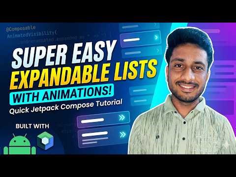 Expndable List UI in Android Compose Full tutorial