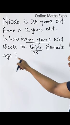 Amazing Word Problem #maths #viralmaths #mathreels #wordproblem #fblifestyle #mathchallenge #algebra | Online Maths Expo