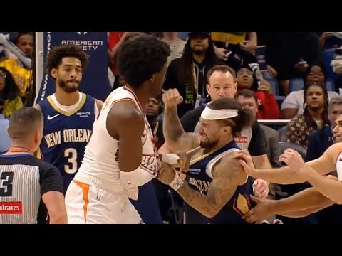 Jose Alvarado and Mark Williams throw hands during fight and get ejected 😳