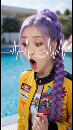 She Tried to Jump… But Missed Everything 😂💦 (Pool Challenge Fail)”