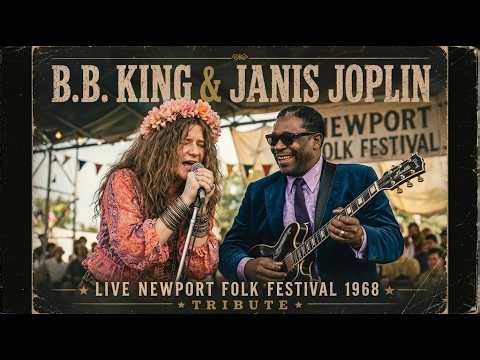 B.B. King & Janis Joplin 🔥 Soul Blues Explosion | Live Newport Folk Festival 1968 (Tribute)