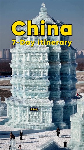 Travel China for 7 days ice city Harbin. #chinatravel #travelchina #traveltips #Harbin #traveltiktok