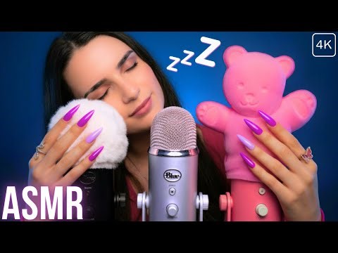 ASMR Mic Scratching for INSTANT Sleep 😴 ULTRA LONG NAILS 🔥 DEEP Relaxation - No Talking 4K