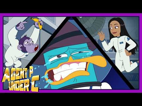Perry Goes to Space to Stop a Brainwashing Ape! 🚀🦍 | Agent P Under C | @disneychannelanimation