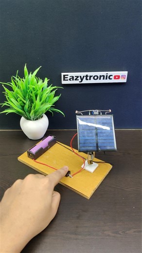 Automatic Sun Tracker Device Without Arduino Uno #tda2822 #solartracker #suntracker #sciencproject