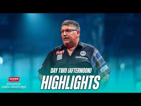 BREAKS GALORE 😱 | 2026 Elten Safety Shoes European Darts Grand Prix | Day Two Afternoon Highlights