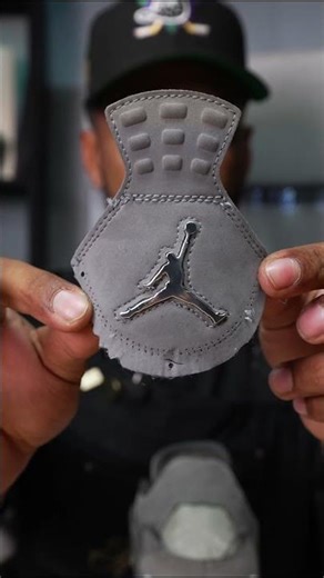 1-of-1 Blue Laser AJ4 Restored by Vick Almighty 😱👟 #sneakers