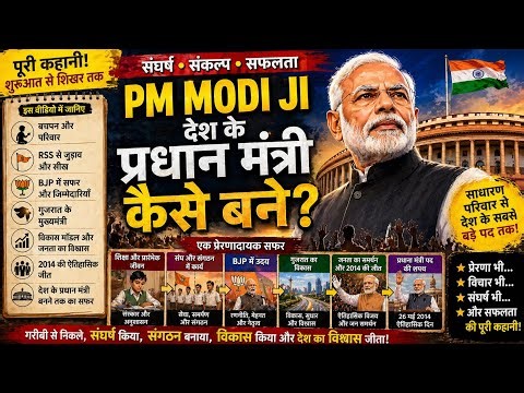 PM Modi Ji कैसे बने Pradhan Mantri? 😱 Full Story Hindi 