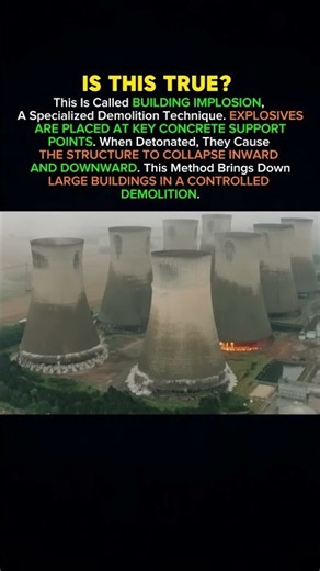 How Are Giant Buildings Demolished in Seconds?#history #facts