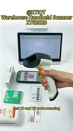 XTIOT XT6202B Wireless Handheld Barcode Scanner for Warehouse Operations