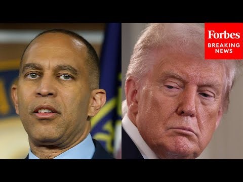Hakeem Jeffries Asked To Clarify His 'Presidential Witness Protection Program' Comment About Trump