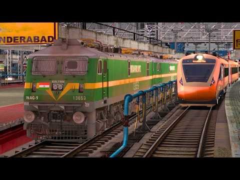 20707 Secunderabad - Visakhapatnam VB EXP | RAILWORK | TRAIN SIMULATOR | BUMPY RAILROAD | NTG GAMING