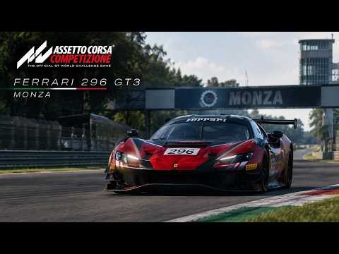 Assetto Corsa Competizione | Ferrari 296 GT3 | Monza | 4K | POV