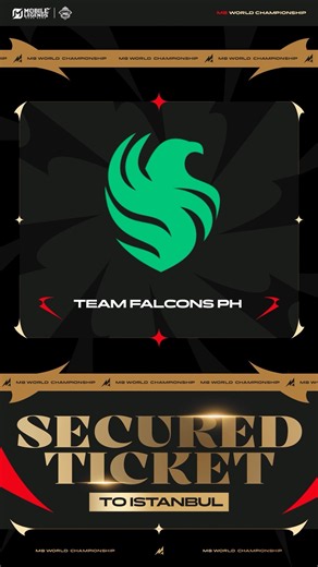 Team Falcons PH have secured their spot in Istanbul for the M8 World Championship 👏