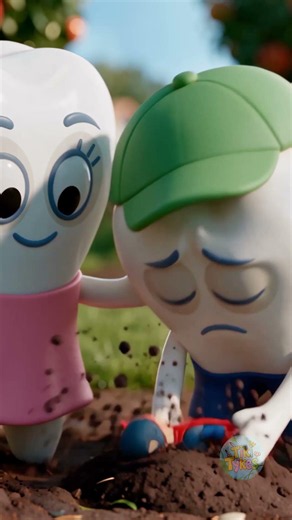 🌱🦷 Let’s Plant Together With Toothy! #shorts #kids