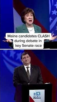 Maine candidates CLASH during debate in key Senate race