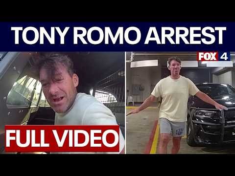 Tony Romo OWI arrest: Body cam video | FULL