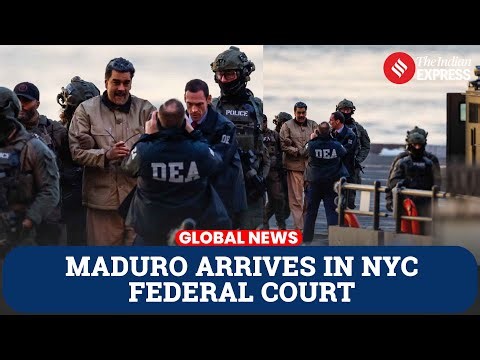 Nicolás Maduro Arrives in Manhattan to Face U.S. Federal Drug Charges