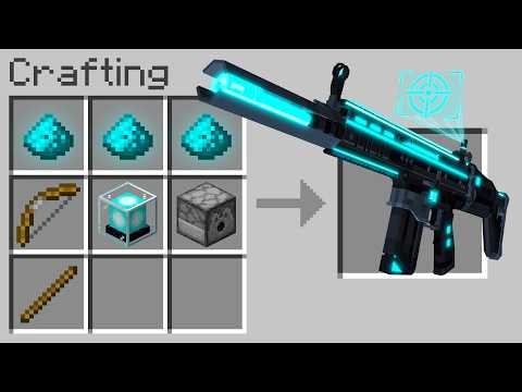 Minecraft, But You Can Craft Bionic Guns!