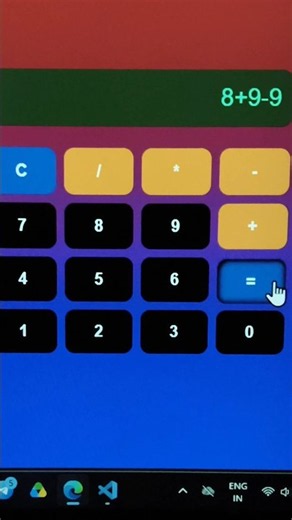 Build a Calculator in 60s! 🧮 HTML CSS JS Tutorial