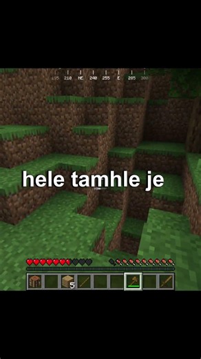 Minecraft, Ale nesmím se dotknout něčeho co začíná na P #shorts #minecraft