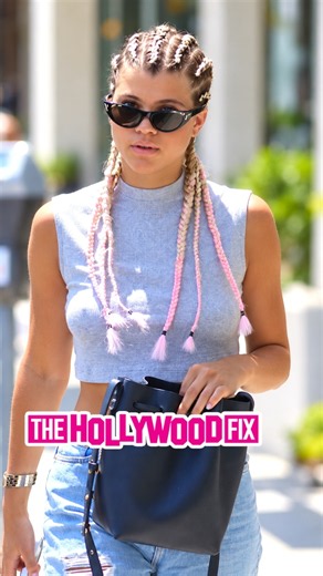 Sofia Richie Switches Up Her Style & Rocks Cornrows While Out Shopping In Beverly Hills, CA