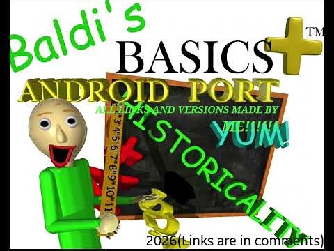 Baldi's Basics Plus ANDROID PORT|All Versions and Link in comments!!!by me!!
