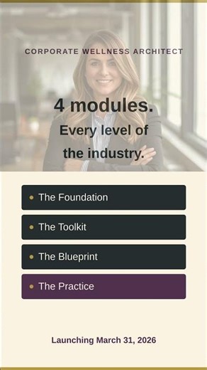 Corporate Wellness Architect: The Certification for Trainers & Health Coaches #corporatewellness