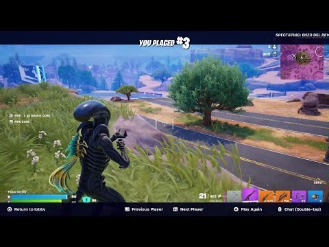 Fortnite - The Xenomorph (Alien) and the Invisible Weapon (glitch)